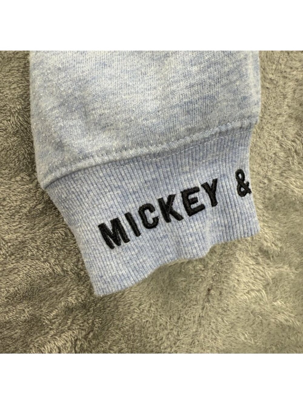 Vintage Disney Sweatshirt Mens Large Blue Float Squad Mickey Minnie Pluto Crew - Picture 5 of 16